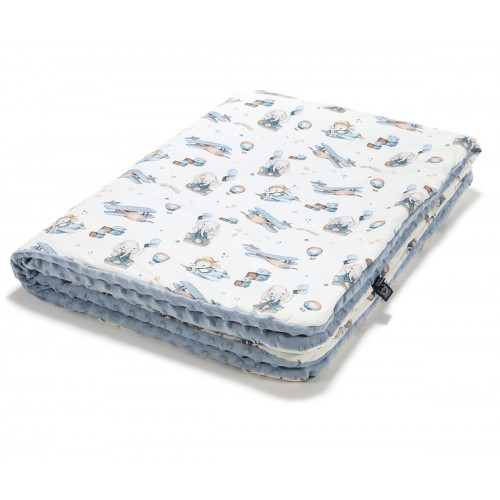 LA MILLOU κουβέρτα (M) Simbo 10302517 μπλε 100x80cm